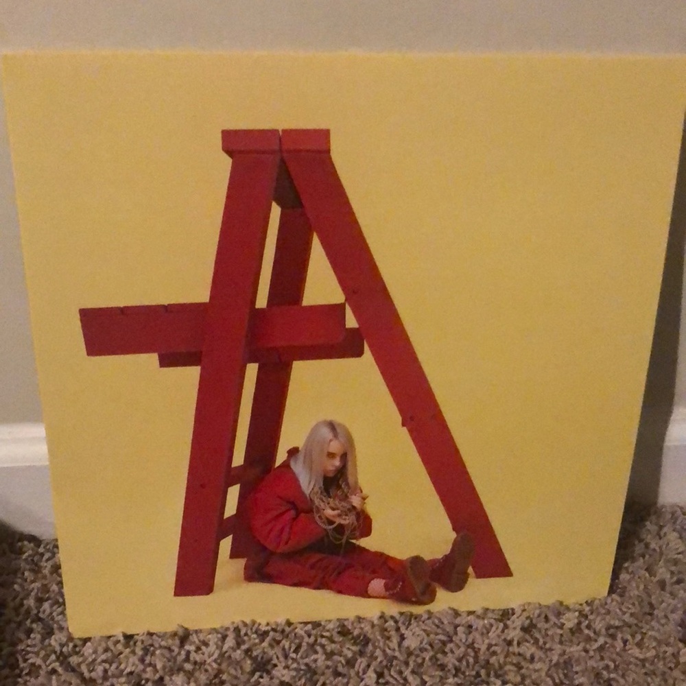 Billie eillsh red vinyl